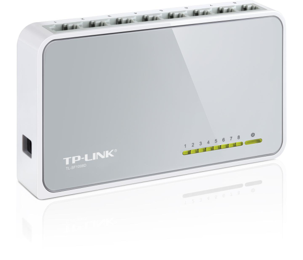 TP-Link 8p TL-SF1008D (8x10/100Mbit) - 26804 - zdjęcie 2